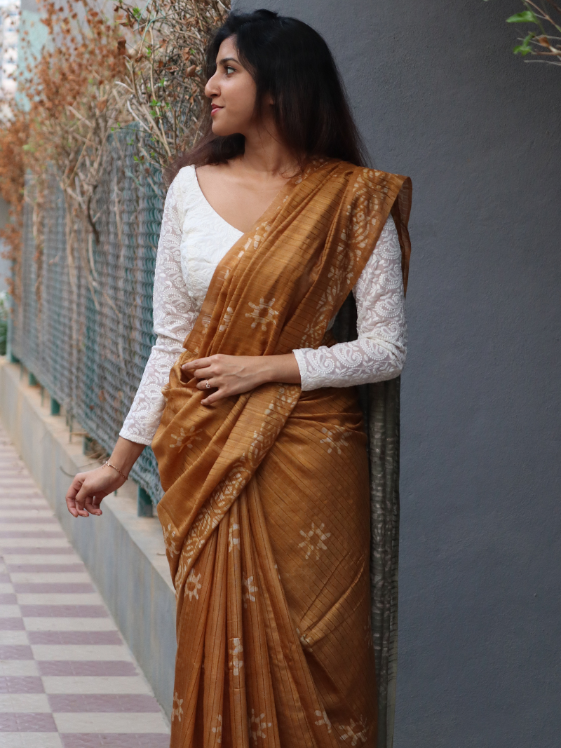 Moonga silk | Handloom saree | Office wear saree | Office saree look